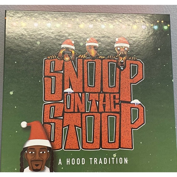 Snoop on the Stoop 12” A Hood Tradition Snoop Dogg Christmas Red Plush Figurine - Picture 7 of 12